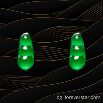 Висококачествен богата боб Jade Stone Jewelr